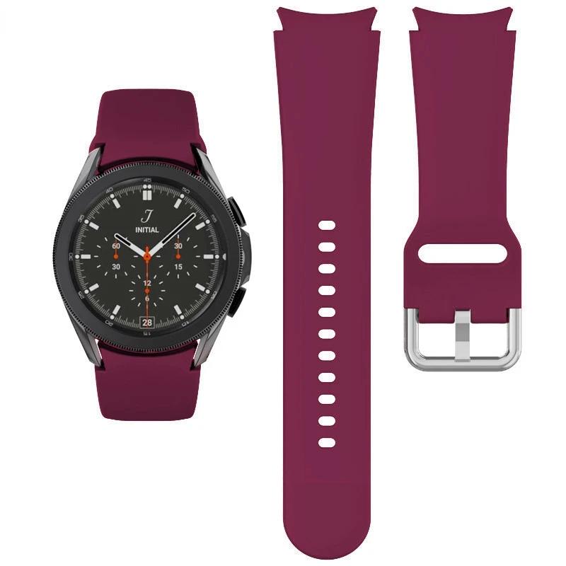 20mm Silicone Strap For Samsung Galaxy Watch 7/6/5/4 40mm 44mm Pro 45mm Bracelet Belt Galaxy Watch 6 4 Classic 47mm 46mm Correa