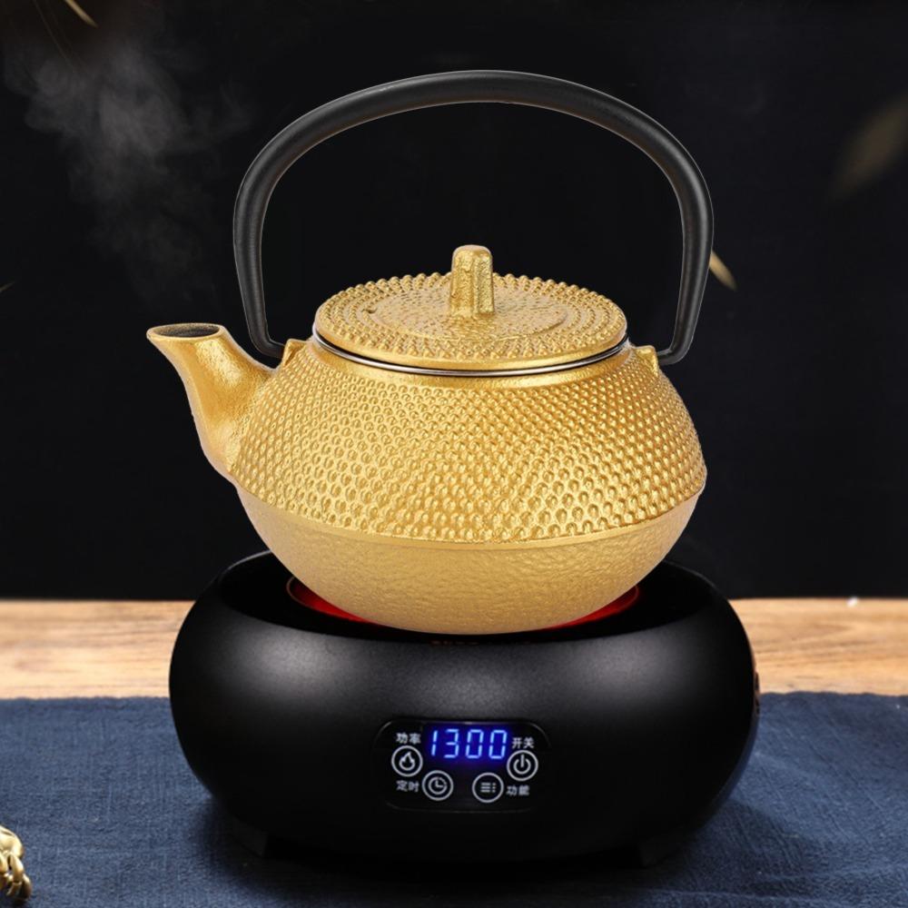 Stovetop Iron Tea Kettle Stainless Steel Infuser Small Teapot Loose Leaf Tea Pot Home Decor