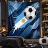 Tapisserie murale Imprimé Football Argentine Tissu pour Salon Chambre Décoration de Maison