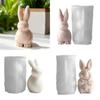 Quick Releases Silicone Easters Mould Rabbits Multifunctional Heat Resistant For Candle Soap Craft Enthusiasts X3UC