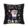 Smiling Friends Cartoon Printed Pillowcases Cushion Cover  Pillow Covers New Style Home Decorations Zipper Multi-Size