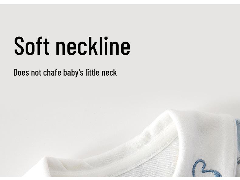 Tagless Unisex Baby Bodysuit Pajamas - Spring & Autumn Style for Outdoor Crawling