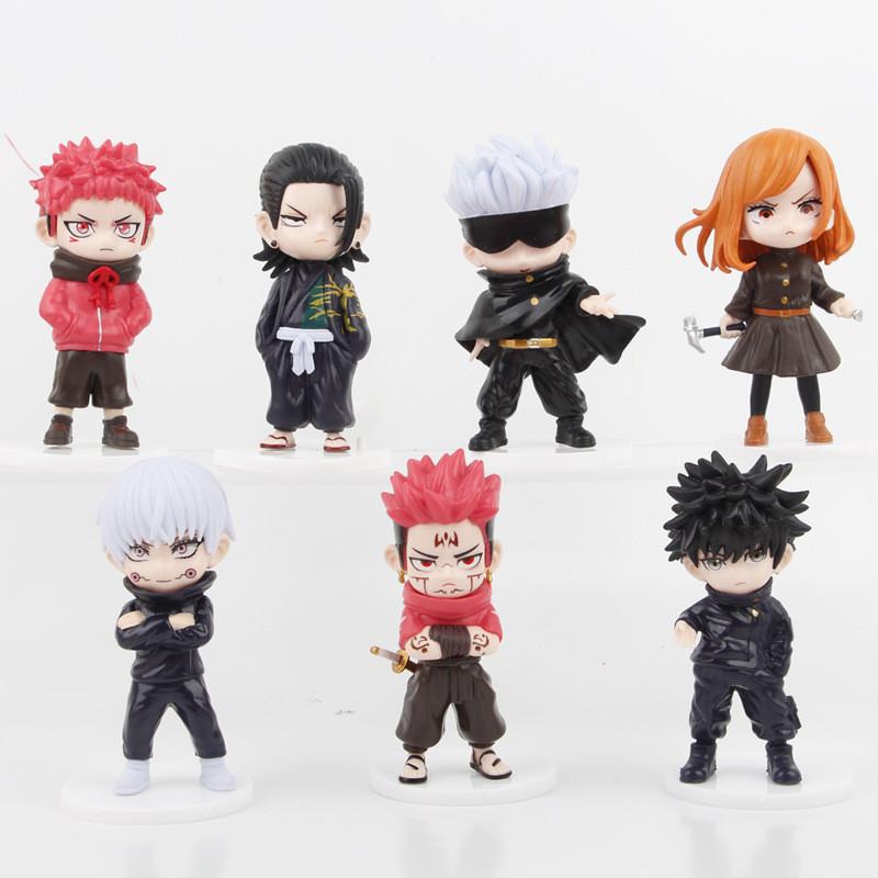 High Quality 10.5cm Jujutsu Kaisen Itadori Yuji Sukuna Chibi Pvc Figure For Collectors