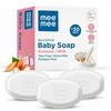 Mee Mee Gentle Baby Soap 75g (Pack of 3) | Gentle Bathing Bar Infused with Chamomile, Olive, Almond Oil, and Milk Extracts| Tear-Free Formula