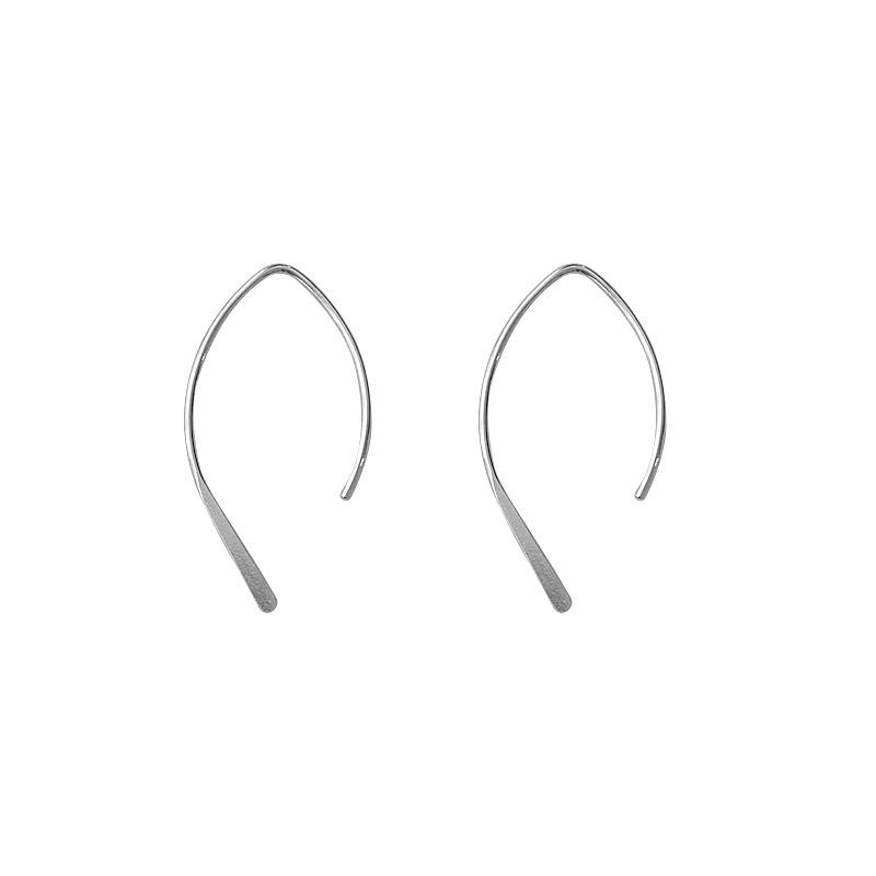 

Простые серьги для темпераментных женщин, холодный и нишевый дизайн, высококачественные серьги для поездок на работу