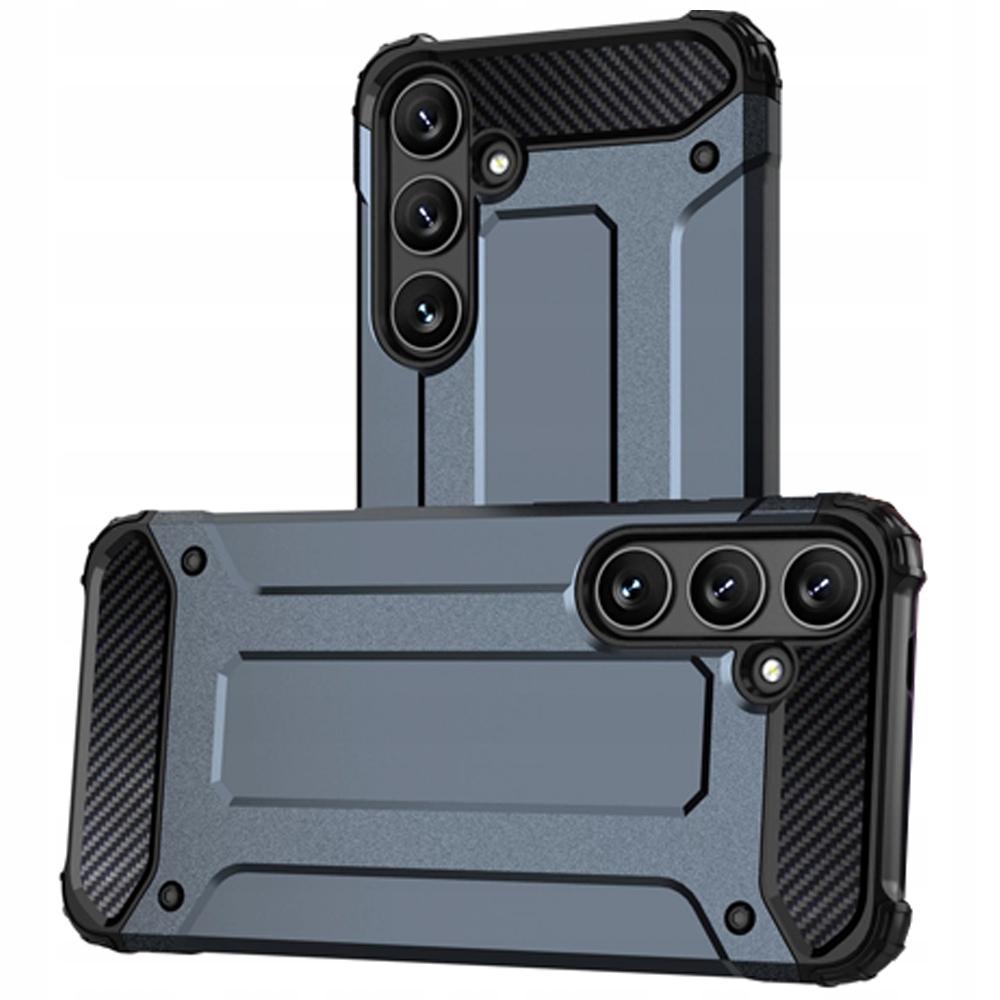 Etui Hybrid Armor Do Samsung Galaxy S24 Pancerne - Niebieskie