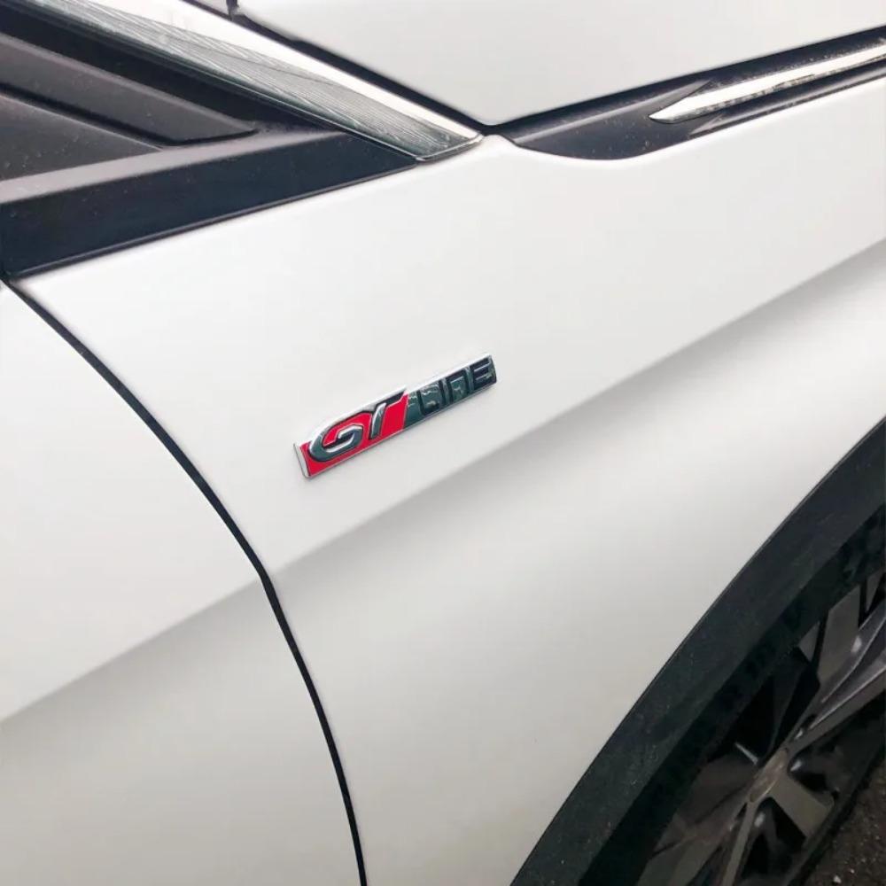 For GT Line Logo 308 508 Car Rear Boot Trunk Tailgate Emblem Side Fender Badge Decals Stickers