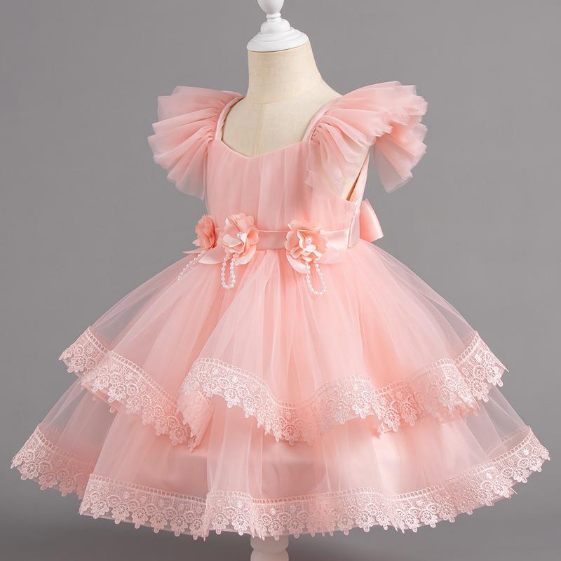 Little Girl's Puffy Princess Dress - Wedding, Birthday, Piano Performance Summer Outfit