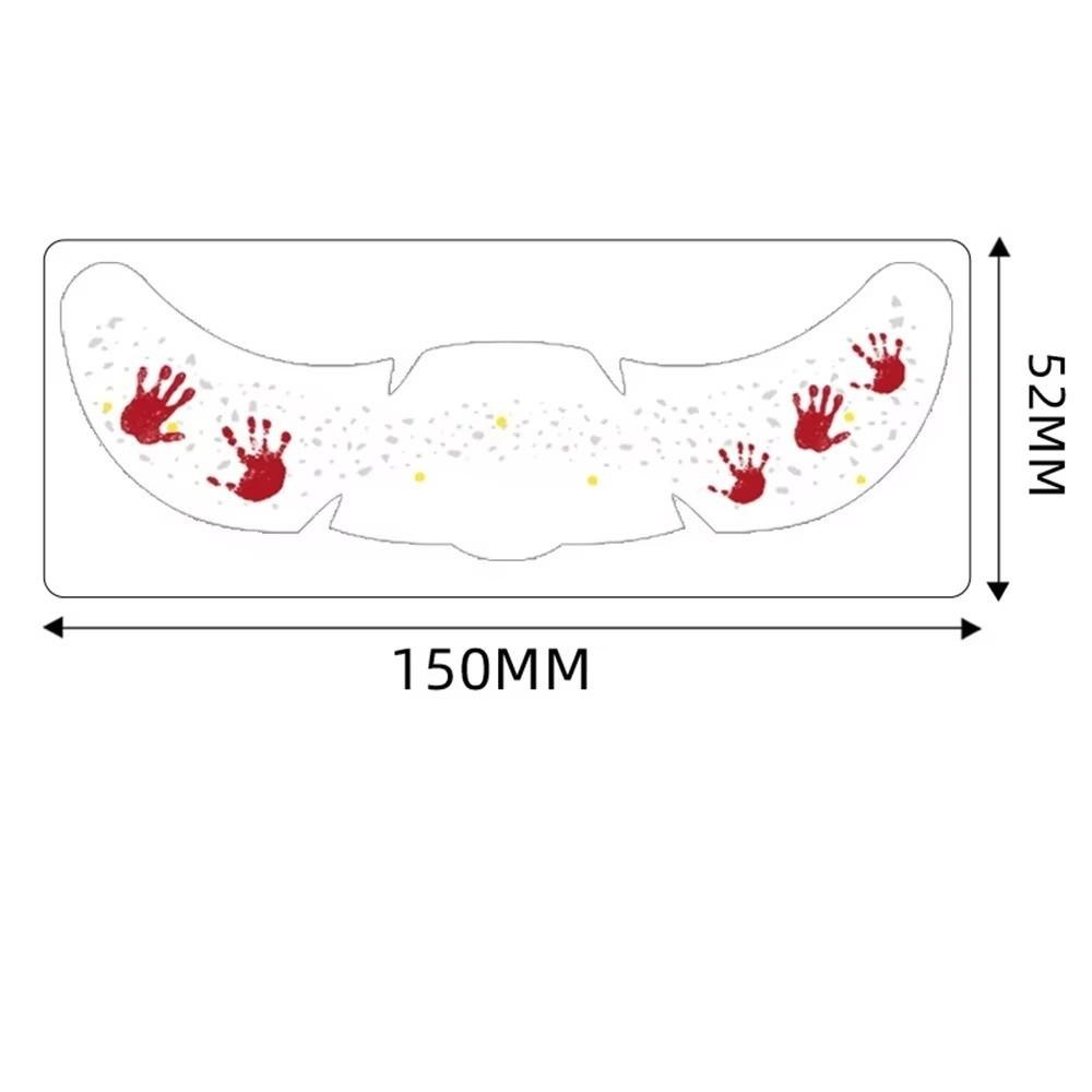 DIY Temporary Tattoo Stickers Waterproof Makeup Patch Halloween Makeup Sticker  Costume Party