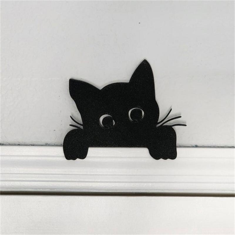 Sturdy Metal Cats Silhouettes for Door Frames Stylish Home Accent Accessory in Various Poses Home Accessory Decoration