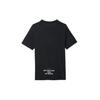 Nike Air Großer Logo-Print Sport Rundhals Kurzarm T-Shirt Herren Tops Schwarz DD3352-010