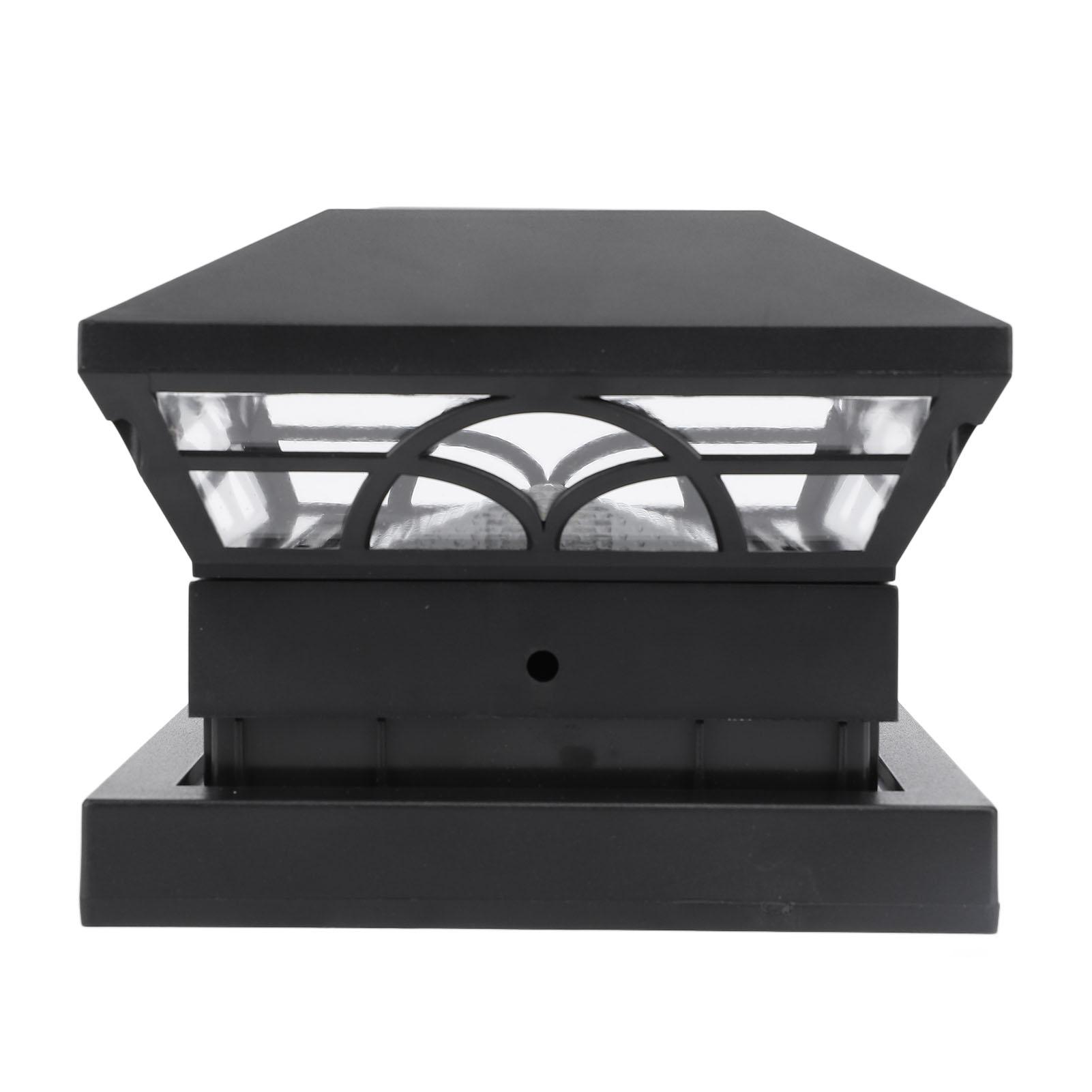 

Солнечный столб колпачок светильник открытый солнечный питание IP65 водонепроницаемый для забора сад палуба патио