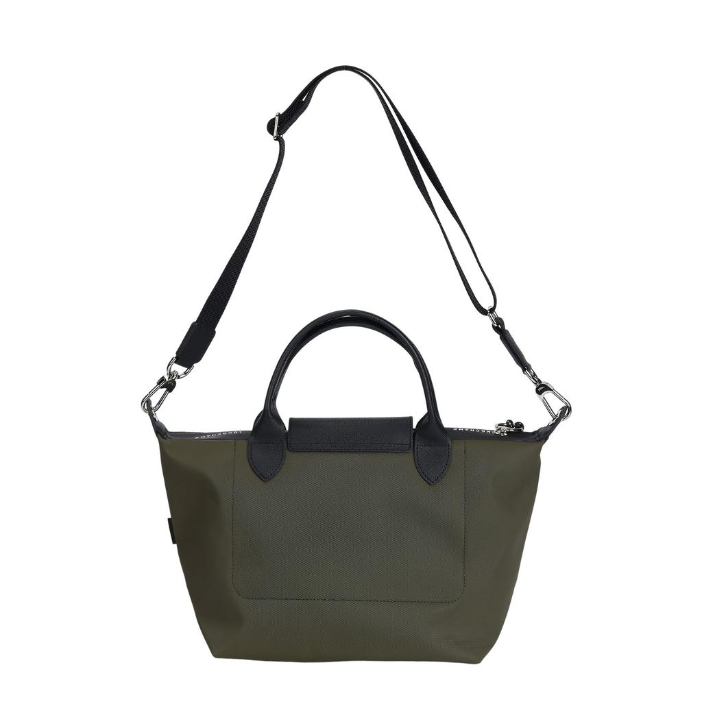 LONGCHAMP Le Pliage Energy Recycled Polyamide With Canvas One Shoulder, Handbag Medium Women's Khaki 1515HSR892