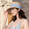French Summer New Hat Women's Fresh Streamer Summer Breathable Sunshade Sun Protection Lafite Straw Hat