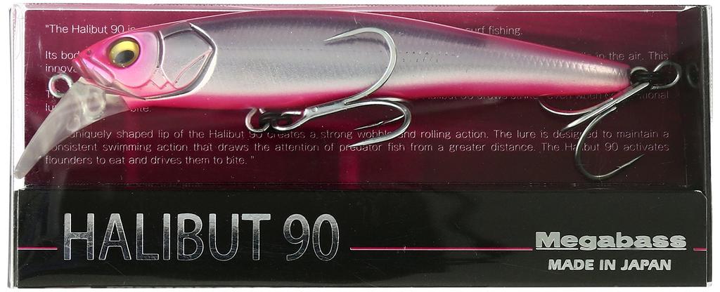 Megabass Minnow HALIBUT90 Muddy Double Pink Lure