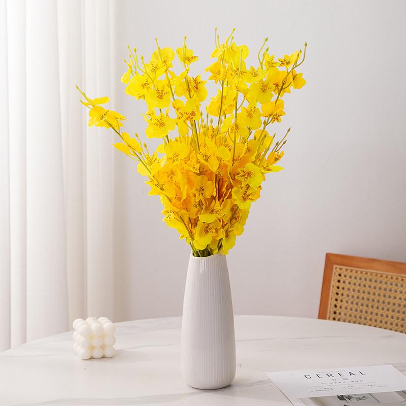 Dancing Orchid High-Quality Artificial Floral Arrangement for Living Room and Dining Table Decoration