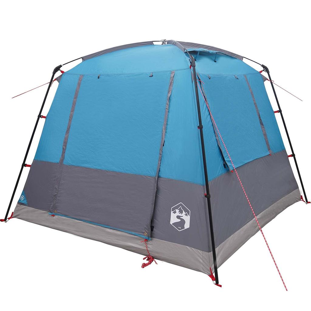 Party Tent Blue 10 Person Capacity 185T Polyester with PU Coating