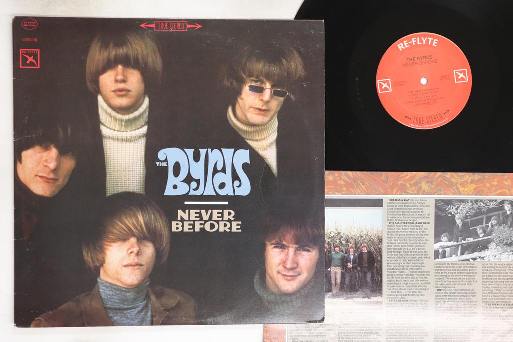 LP Record BYRDS - Never Before MH70318 RE-FLYTE 1987 US Rock Used