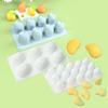 3D Mangos Shape Silicone Molds Multi Cavity For Baking Chocolate Mousse Cake Pastry And Creative Dessert Easy Releases