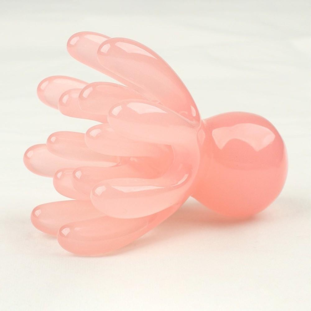 Resin Head Massager 14 Tooth Scalp Massager Tool Octopus Massage Comb  Hair Care Acupressure