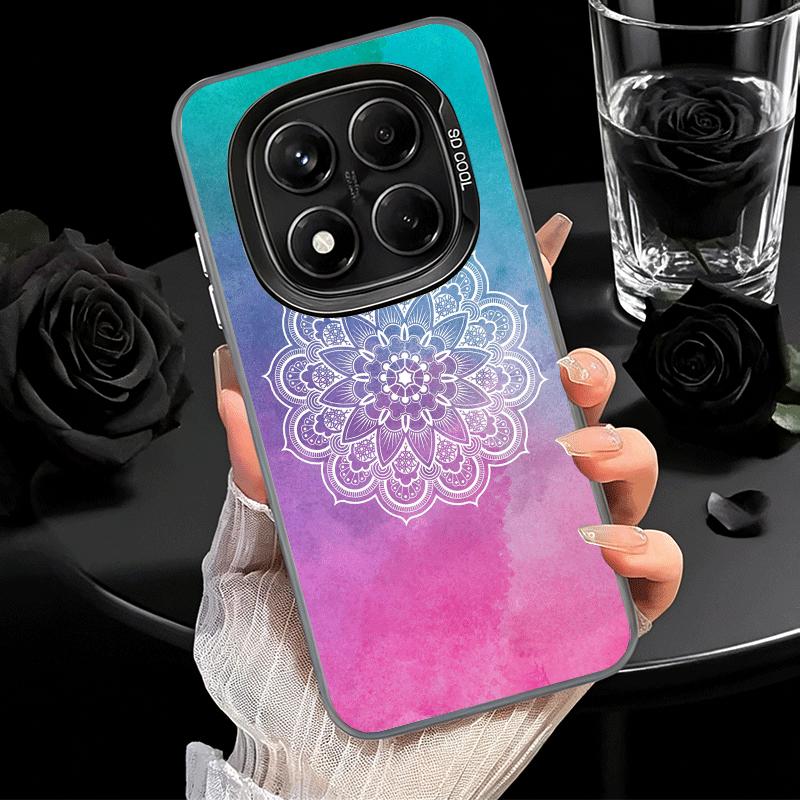 Mandala Style Pattern Shockproof Phone Case for Xiaomi Redmi Note 15 14 13 12 Pro Plus 11 11S 11T 5G Cover Anti Fall Fundas Redmi Note 15 Pro 5G