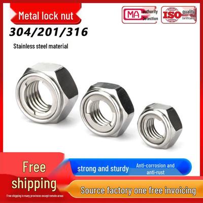 Stainless Steel Hexagonal Self-Locking Cap Nut: Anti-Loosening and Anti-Backoff