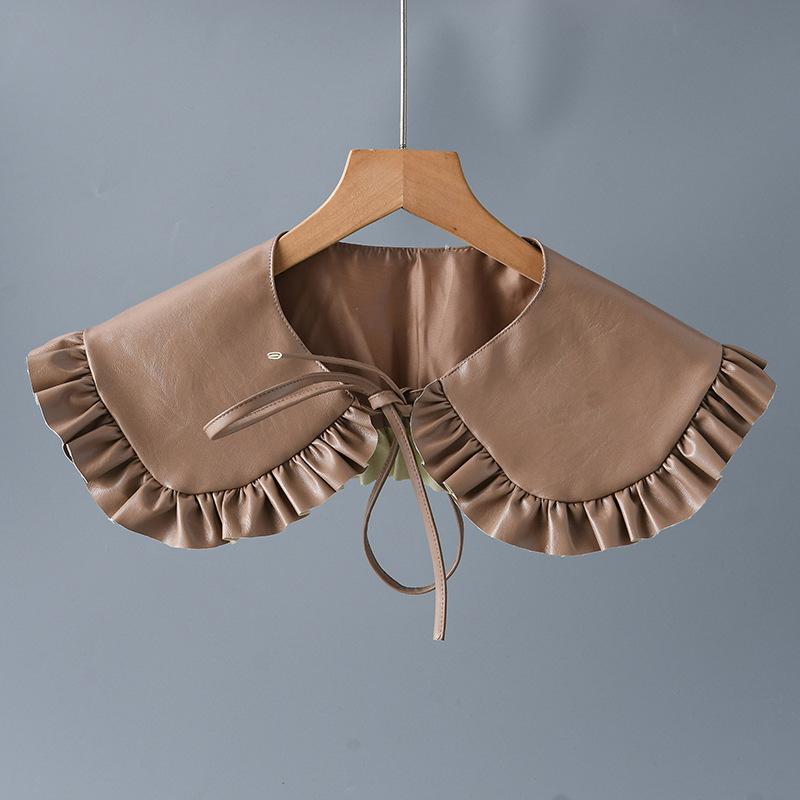 Formal False Collar Women Embroidery Faux Col Half Shirt Blouse Fake Collars Sweater Shirt Detachable Collars Accessories