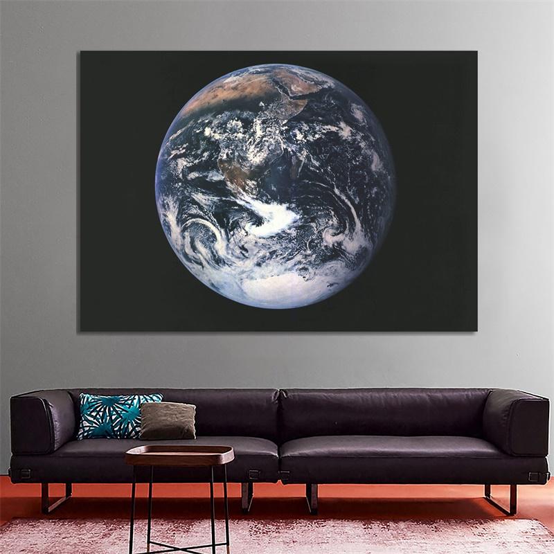 National Geographic Series Posters And Prints Space Earth in Space (1973) Wall Pictures for Living Room Decoration