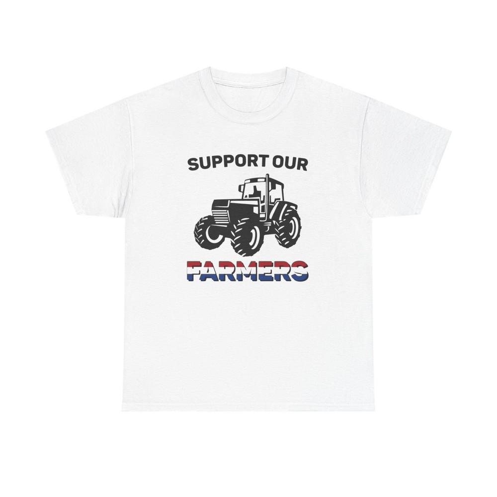 Support Our Farmers USA Graphic T Shirt Unisex Heavy Cotton Tee NEW Unisex T-Shirt S