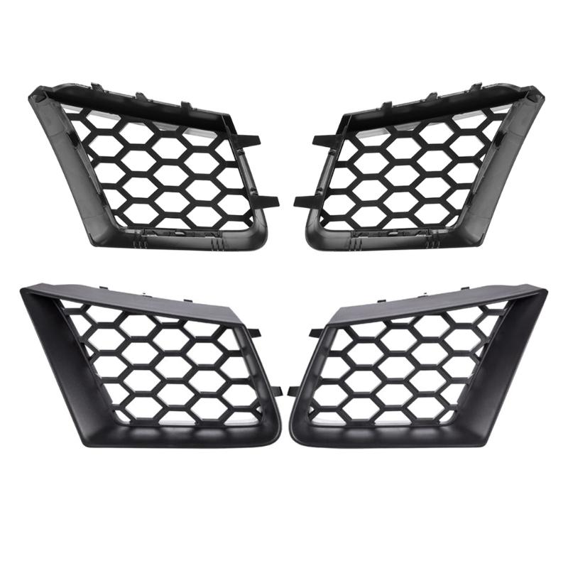 2pcs Honeycomb Front Upper Bumper-Hood Kidney Grille Radiator Grill -Grilles Suitable for  9182921 Lightweight