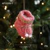 Plush Felt Christmas Ornaments: Gloves, Boots, Shoes, and Charms