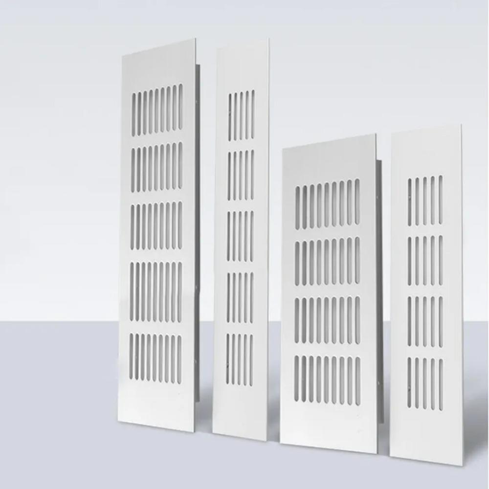 Griglie di Ventilazione Perforate in Lega di Alluminio, 50/80mm di Larghezza, Griglia di Ventilazione a Rete, Griglie di Ventilazione Perforate
