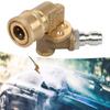 Brass Rotary Coupler Efficient Rotary Coupling Rod Impact Resistant for Enhances Pressure Washer Cleaning Efficiency