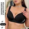 Thin Lifting Seamless Underwear European and American Style Adjustment Bro Large Chest Small Side Breast Bra