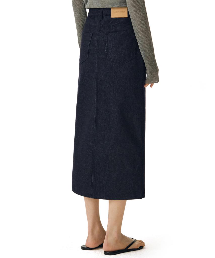 Deketeuumeon Signature Long Skirt Dcsk003Cpindigo