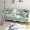 Nordic Modern Four Seasons Thin Black Silk Chenille Sofa Cushion Combination Sofa Non-Slip Cushion Covers