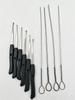11Pcs Locksmith Extractor Tools Kit with Tension Wrench - Broken Key Removal Set for Home And Family Use Life Helper