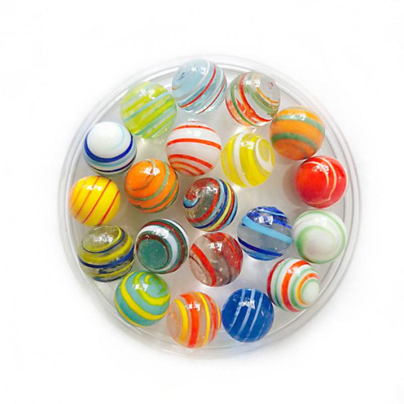 Biglie di Vetro Luminose Fatte a Mano da 16mm & Perline Lampwork