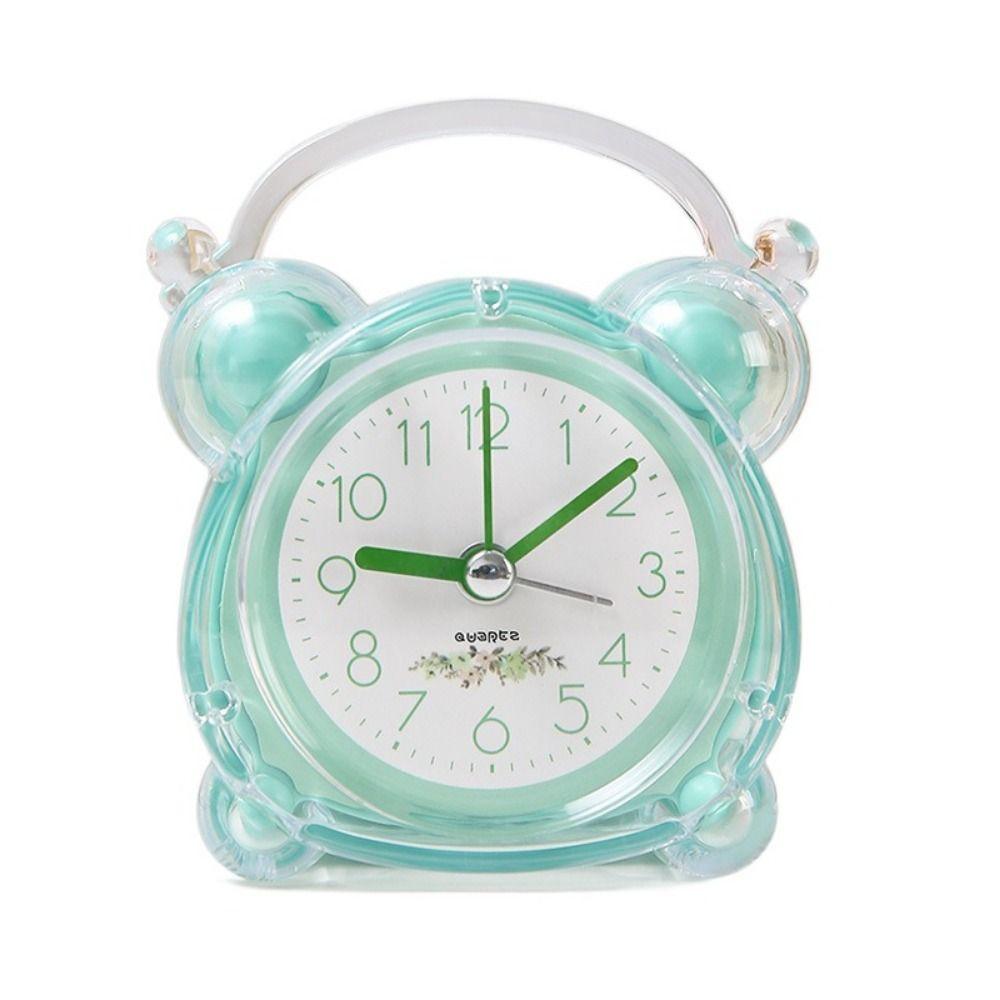 

Rural Luminous Alarm Clock Luminous Small Desk Clock Cartoon Silent Alarm Clock Desktop зелёный