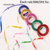 10-Colour Laser Ribbons (20pcs/Set) – Festive Party Decor Supplies for Balloon Strings, Crafts & Gift Wrapping