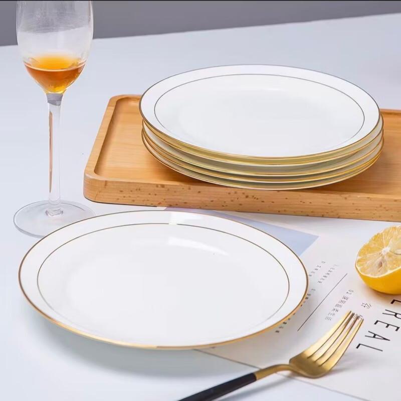 

Gao Ren Xiang Shuo Series 10-inch Bone China Dinner Plate
