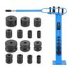 Manual Pipe Bender, Pipe Tube Bender with 14 Bending Dies, 200° Heavy-Duty Tube Bending Tool for Copper Aluminum Iron Pipes, Ideal for HVAC Air