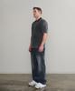 PANICALE Black Striped Johnny Collar Polo Knit