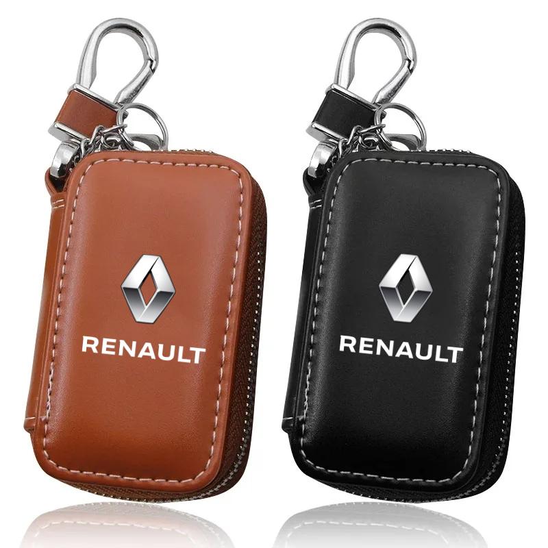 Pour Renault 2026 Nouveaux Enjoliveurs Étui de Clé de Voiture Clés Coque de Protection Complète Sac Pour Renault Megane 2 3 Clio Scenic Duster Kaptur