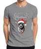 Reindeer Christmas Merry Christmas Santa Hat Sunglasses Unisexs Tshirt