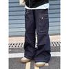 Pánské džíny American High Street, podzimní trendy, značkové, volné, široké, rovné, mikro rozšířené
