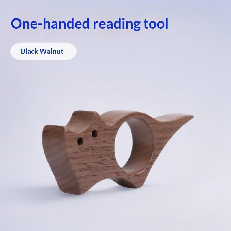 Wooden Pet Cat Dog Reading Bookmark Bookmarks Rings Student Pages Guide Marker Marking Sign Book Page Holder