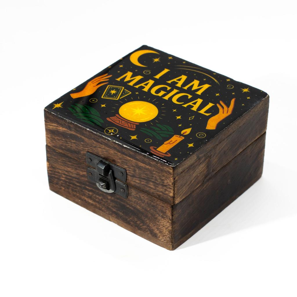Small Enamelled Box – I am Magical