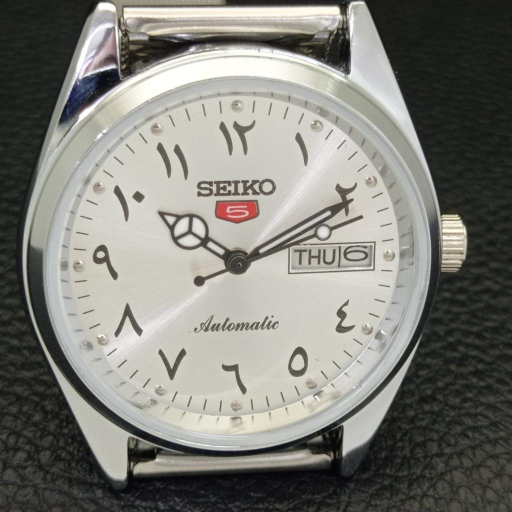 JAPAN VINTAGE REFURBISHED SEIKO 5 AUTOMATIC 6309A MENS SILVER WATCH A441181-4 Sk-a441181