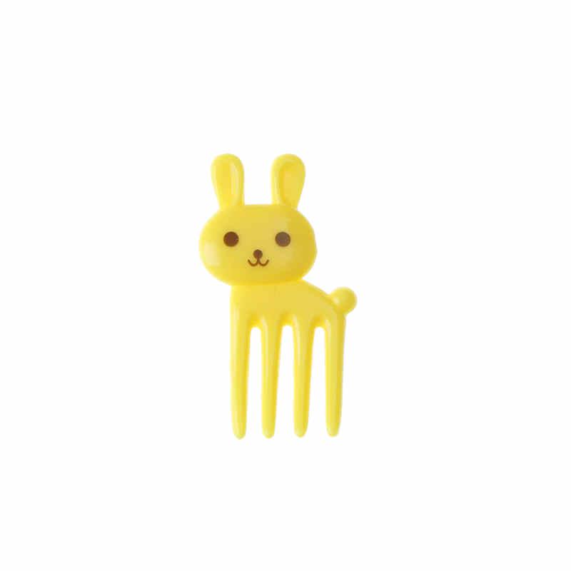 10Pcs/Set Kids Animal Cartoon Fruit Fork Sign Fruit Toothpick Bento Lunch Decor